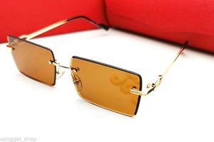 Red Fashion Designer de luxo Sunglasses Women Women Homens Vintage Carti Sun Glasses Design feminino Big Frame Shades Lady UV400 Brand Glass