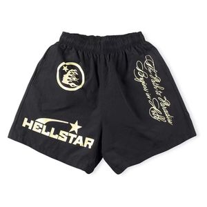 Hellsrar Cargos Мужские шорты плюс плюс шорты Hellstar сетчатые нейлоновые дышащие пляжные брюки с баскетбольными брюками Женские негабаритные спортивные штаны