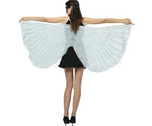 Butterfly Wings Wrap Kadınlar Premium Kelebek Şalları Peri Bayanlar Cape Nymph Pixie Kostüm Aksesuar White9253136