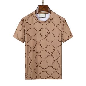 Marka bawełniana tkanina męska klasyczne litery Casual Summer New Friends T Shirt swetry z okrągłym dekoltem i krótkim rękawem