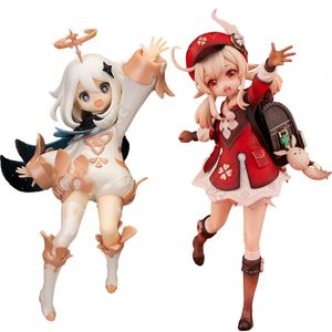 Anime Manga 16cm Genshin Impact Klee animated character Paimon action GanyuKeqingHu Tao series model doll toy 230410