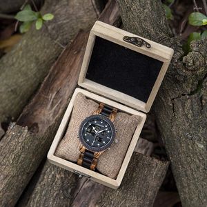 Wristwatches BOBO BIRD Men's Watch Digital Wooden Man Luminous Hand Fashion Male Watches Timepiece Relogio Masculino Drop