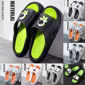 Slippers Sandals رجال النساء المطاط الموضة الأمومة لينة ومرنة الشرائح السحرية الليمون سانت أسود الصحراء رمال رمادية رمادية خضراء sumnmer pantoufl