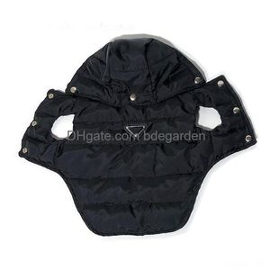 Ropa para perros Diseñador Ropa para perros Abrigo de invierno Ropa cálida Impermeable A prueba de viento Chaleco para mascotas Clima frío Chaqueta para cachorros con sombreros para pequeños DHJT0