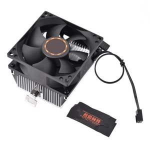 Freeshipping 80 * 80 * 25mm Computer CPU Cooling Cooler Quiet Fan Heat Sink For K8 series 754 939 940 Processor AMD Athlon 64 5200 Cufev