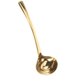 Spoons Long Handle Spoon Table Soup Espresso Coffee Stirrer Korean Utensils Ravioli Ladle