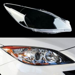 Mazda 3 Speed ​​2011 için ~ 2015 araba far kapağı lens cam kabuk ön far kapakları şeffaf abajur otomatik ışık lambası çantası