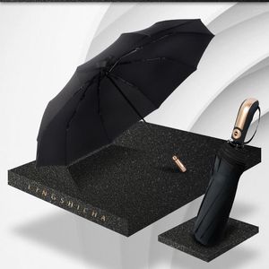 Paraplyer Automatisk extern paraply Stor UV -skydd Vindtät stark Rain Sun Guarda Chuva Katana Parasol
