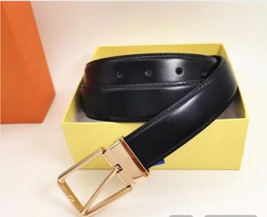 Designer Belt Fashion Luxury Leather Men's and Women's Belt 3,5 cm breda