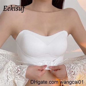 Bras eekisuf tira o sutiã para mulher invisib tubo tops seamss breamab wiress brassiere push up bras lingerie para casamento 4113