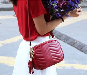 Red color camera bag fashionbags package bag Sling Bags leather handbag for Women designer crossbody