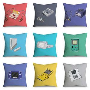 Pillow Funny Cartoon Customized Printing Custom Playstation Vintage Style Square Pillowcase Throw Cover
