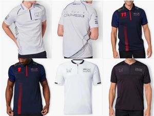 new Formula 1 racing polo shirt short-sleeved shirt with the same custom