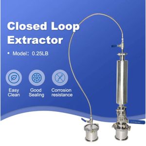 Ekipman 0.25lb Basınç Ekstraksiyon Kiti 304 Çelik Malzeme Ev Extractor Lab Malzemeleri