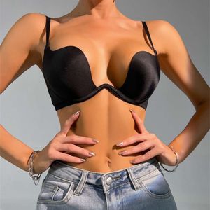 Sexy Costume .sexy Flesh Color Half Cup Push Up Seamless Wireless Brassieres Soft Women's Bra Girly Style Female Lingerie Underwear
