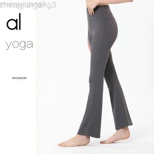 Desginer Aloo Yogawide LegPantsレディーススポーツカスダンス衣類ベルボトム腹部斜めのヒップリフティングパンツダンス服