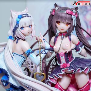 Toys de armas de 235 mm Nekopara Vol.1 Soleil se abriu! Chocola Vanilla PVC Ação Figura Modelo de Coleção Adulta Toys Ornamen