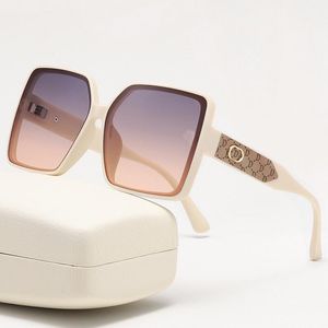 Tasarımcı Güneş Gözlüğü Marka Mektup Damga Gözlükleri Açık Sunvisor Square PC Çiftliği Moda Klasik Lüks Kadın UV400 Güneş Gözlüğü