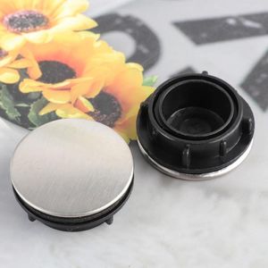 Kitchen Faucets 2Pcs Stainless Steel Sink Hole Cover Dispenser Decorative For Bathroom 25- 30mm Wall Pipe Trim