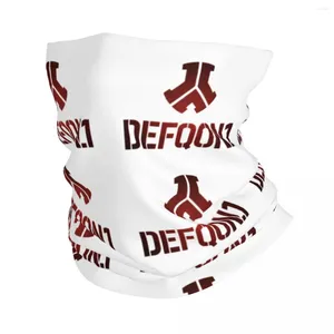 Sciarpe Defqon 1 Logo Edizione speciale Bandana Ghetta per il collo Stampata Musica hardcore Maschera Sciarpa Passamontagna caldo Ciclismo Uomo Adulto Traspirante