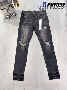 Lila jeans för denimbyxor Mens Jeans Designer Jean Men Black Pants High-End Quality Straight Retro Streetwear Casual Sweatpants Designers Joggers Pant Frpr