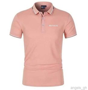 Chefe t camisa masculina camisetas designer mens polo luxo hugo carta casual manga curta moda solta lapela metade 3 ta6k