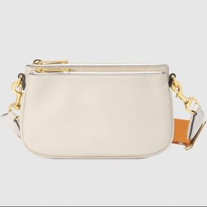 Fashion Bag Damen Umhängetasche Classic Contrast Strap Design Metall Logo Mini Umhängetasche