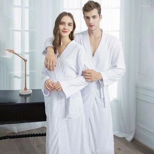 Pigiama da donna Accappatoio Autunno Coppia Pigiama Uomo Donna Onesies Sonno Inverno Cardigan spesso Salotto Tasche Pigiama Homewear