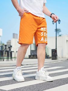 メンズショーツプラスサイズ9xlグリーンカジュアルメンサマーハーフパンツ8xl 7xl 6xlルーズオレンジ色の特大のティーンエイジャーブラック服