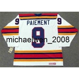 Weng Uomo Donna Bambino WILF PAIEMENT Kansas City Scouts 1975 CCM Maglia da hockey vintage da casa Tutte cucite di alta qualità Qualsiasi nome Qualsiasi numero Taglio portiere