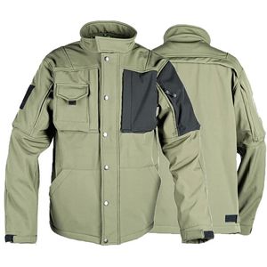 Mensjackor Autumn Men Jacket Militär Taktisk vattentät kostym utomhusfiske Vandring camping Tracksuits Windproof Coat Thermal 231110