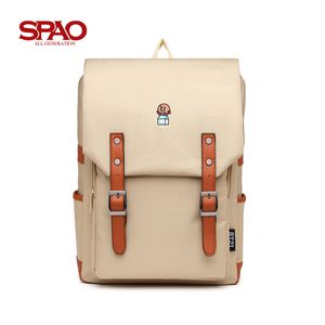 SPAO 방탄 청소년 그룹 배낭 백팩 컴퓨터 가방 학생 배낭