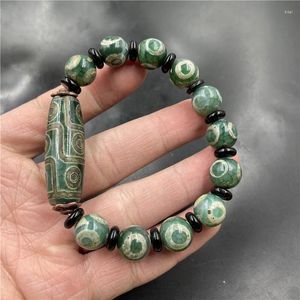 Strand Dzi Bead Agate Bracelet For Men And Women