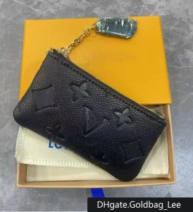 مع أكياس الغبار وصندوق النساء الرجال النساء مفتاح الحقيبة POCHETTE CLES المصممين حقيبة يد الموضة النساء الرجال حامل بطاقة الائتمان محفظة نسائية للعملات المعدنية Luxurys حقيبة المحفظة M62650 A1