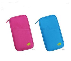 Storage Bags Fashion Ribbon Passport Holder Documents Bag Sweet Trojan Travel Cover Card Case SN1814