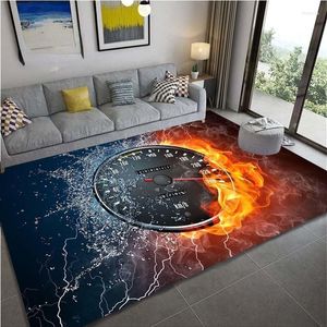 Carpets Car Dashboard Carpet Motorcycle For Living Room Area Rug Bath Mat Creative Door Large Bedroom Furry Tapis