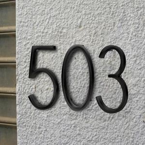 庭の装飾フローティングハウス番号モダンな数字の視界の看板の住所|マウントまたはフラッシュドロップ