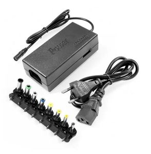 350PCS Universal Laptop Charger Notebook Adaptador de energia Chargers externos Tensão ajustável 12-24V para HP Dell Ibm Lenovo ThinkPad EU/US/UK/Au