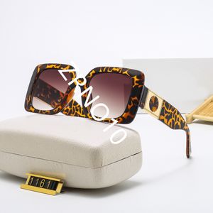 Sonnenbrille für Damen Herren Designerbrille Originalbrille Outdoor-Sonnenbrille PC-Metallrahmen Modeklassiker Luxus-Sonnenbrille Unisex mit schwarzer gerahmter weißer Box
