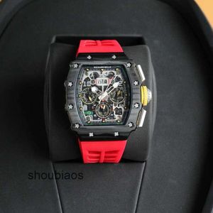 Mechanics style Fantastic Fashion R i c h a r d Luxury Super Men's Male wrist Watches watches RM11-03 designer High-end quality black bezel for men waterproof MUOY