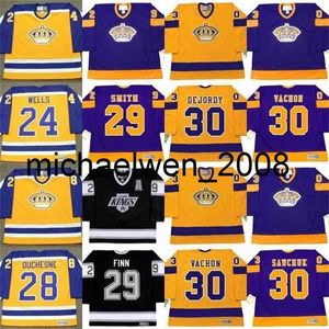 Weng Jersey Jay Wells Steve Duchesne Billy Smith Steven Finn Denis DeJordy Rogie Vachon Terry Sawchuk Marco Baron Kelly