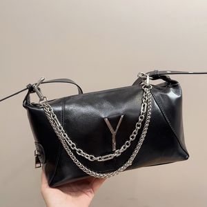 Franska märke lyxiga kvinnor designer crossbody väska högkvalitativ mode damer axel väska handväska lyxig äkta läder damkedja satchel underarmsäckar