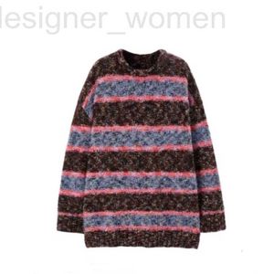 Kadın Sweaters Tasarımcı Yerli Bird 2023 Kış Yeni Çok Yeri Tasarım Şerit Kazak Kazak Kadınlar için A3ED4254A0 SQFC