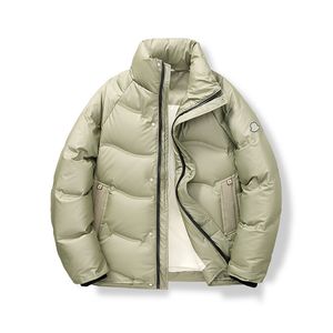 Simples tendência ao ar livre quente padrão nacional 90 pato branco para baixo pão masculino casual jaqueta