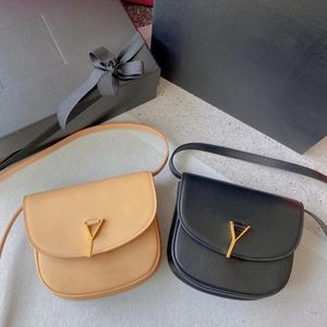 Designers väskor Luxurys Women Crossbody Bag Fashion Kaia Classic Saddle Lady Handbag Toppkvalitet Vintage Handväskor med låda