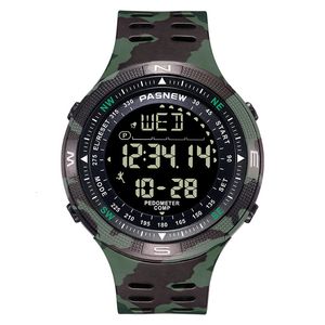 Наручительные часы Многофункциональные водонепроницаемые военные часы Компас Компас цифровые спортивные наручные часы.