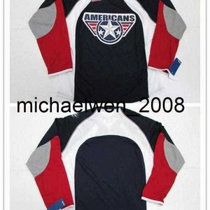 Weng Personalize Mens Womens Kids WHL Tri-City Americans 100% Bordado Personalizado Qualquer Nome Qualquer No. Vintage Ice Hockey Jerseys S-6XL Goalit Cut