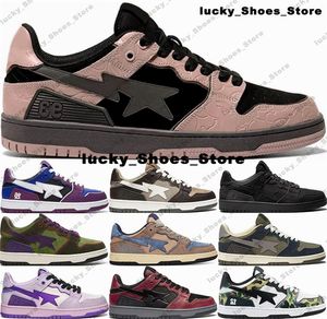 Mens Us12 Tênis Tamanho 12 Treinadores A Bathing Ape Court Sta Shoes Us 12 Casual Eur 46 Mulheres A Bathing Ape Bapeing SK8 Sta Designer Branco BapeSta Plataforma Scarpe