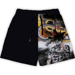 Anime herrar shorts mesh jogging män kvinnor avslappnad sport andas strand sommar fitness gym snabb torr basket 636