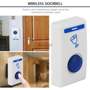 Doorbells 504D LED Wireless Chime Door Bell Doorbell Wireles Remote control 32 Tune Songs White Home Security Use Smart Door Bell YQ231111